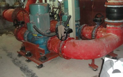 热力泵震动噪音治理案例照片