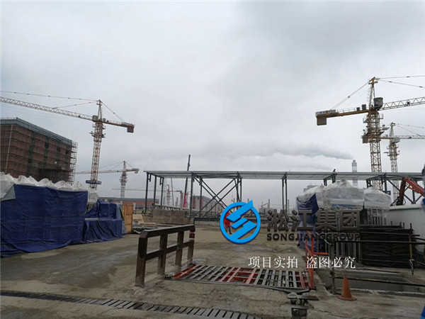 Installation Site of Rubber Soft Joint in Shanghai Sewage Treatment Plant