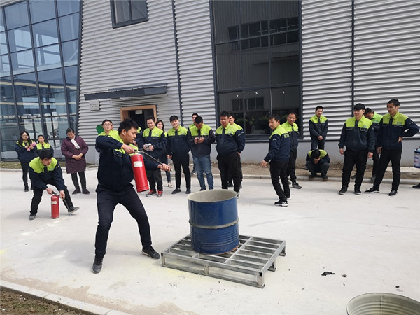Fire drill training of Songjiang Group on February 26, 2019