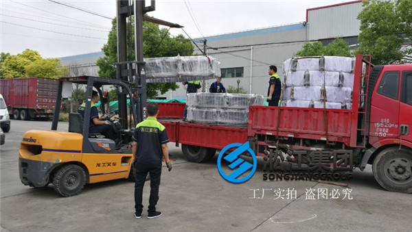 Large caliber rubber soft joint sent to Shanghai Zhuyuan Sewage Treatment Plant